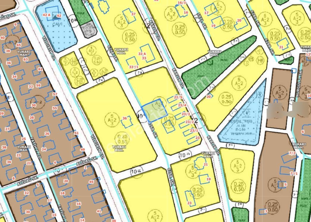 Gülistan Evleri Yukarı Talasda 582 M2 Temiz İmarlı Villa Parseli - Görsel 5