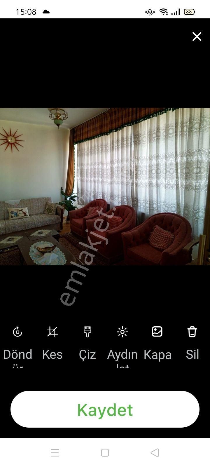 Nalçacı Cad Cepe 6)3 150 M2 Geniş Normal Bakımlı Merkezi Isıtma 3+1 Asansörlü - Görsel 6