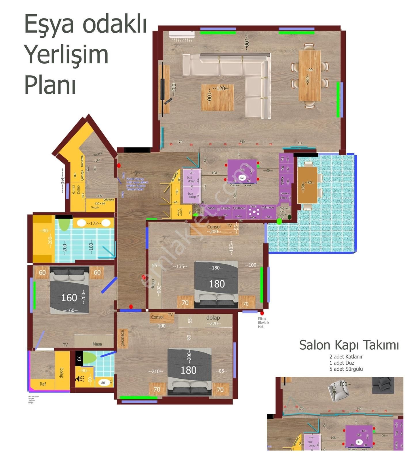 Full Tadilatlı Akıllı Ev Sistemli Garantili Özel Daire - Görsel 14