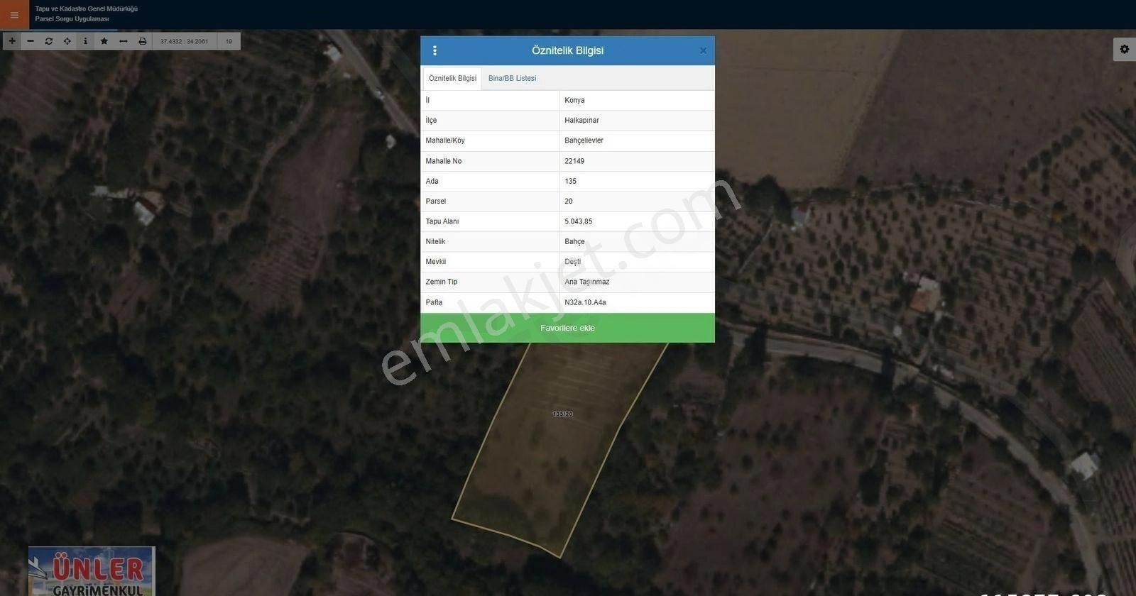 Halkapınar Merkezi Yerde Yatırımlık Tarla - Görsel 6