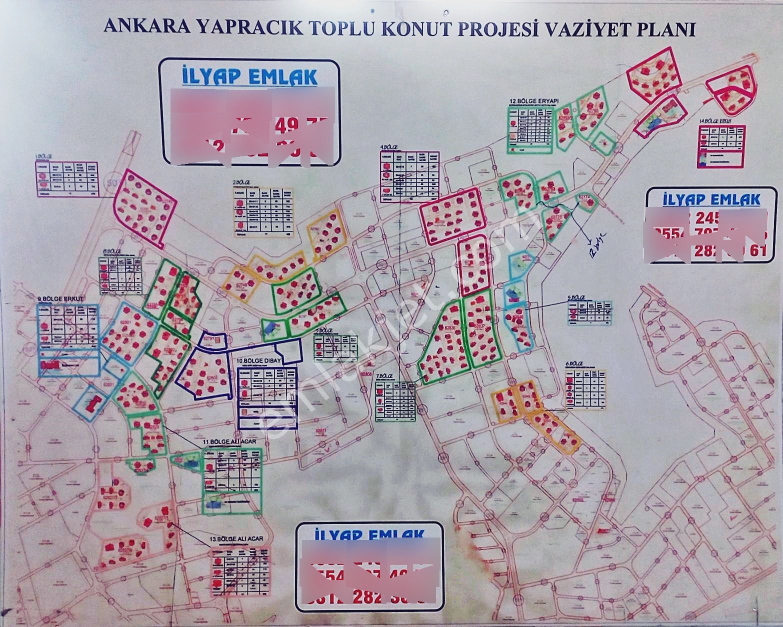 İlyap'tan Yapracık Toki 1.bölge Güney Manzaralı 2+1