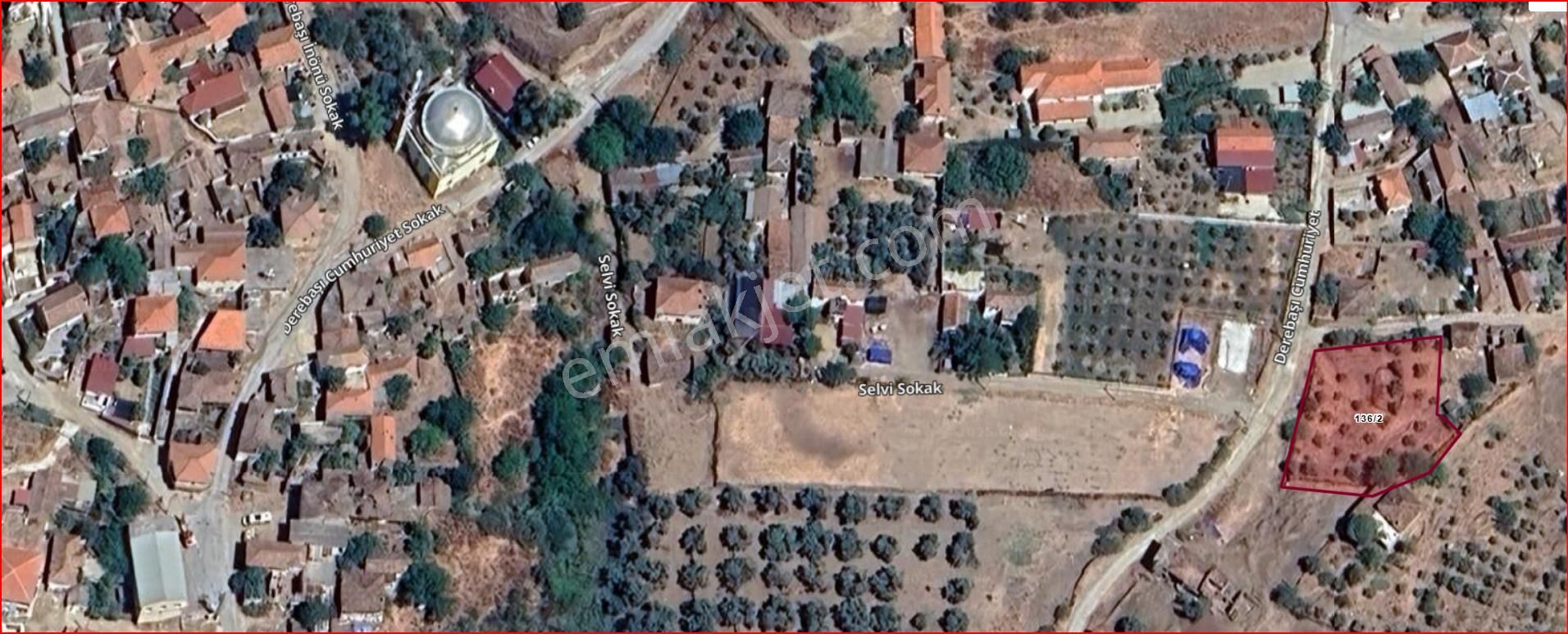 Kaçmaz Emlaktan Derebaşı Mahallesinde Bahçe