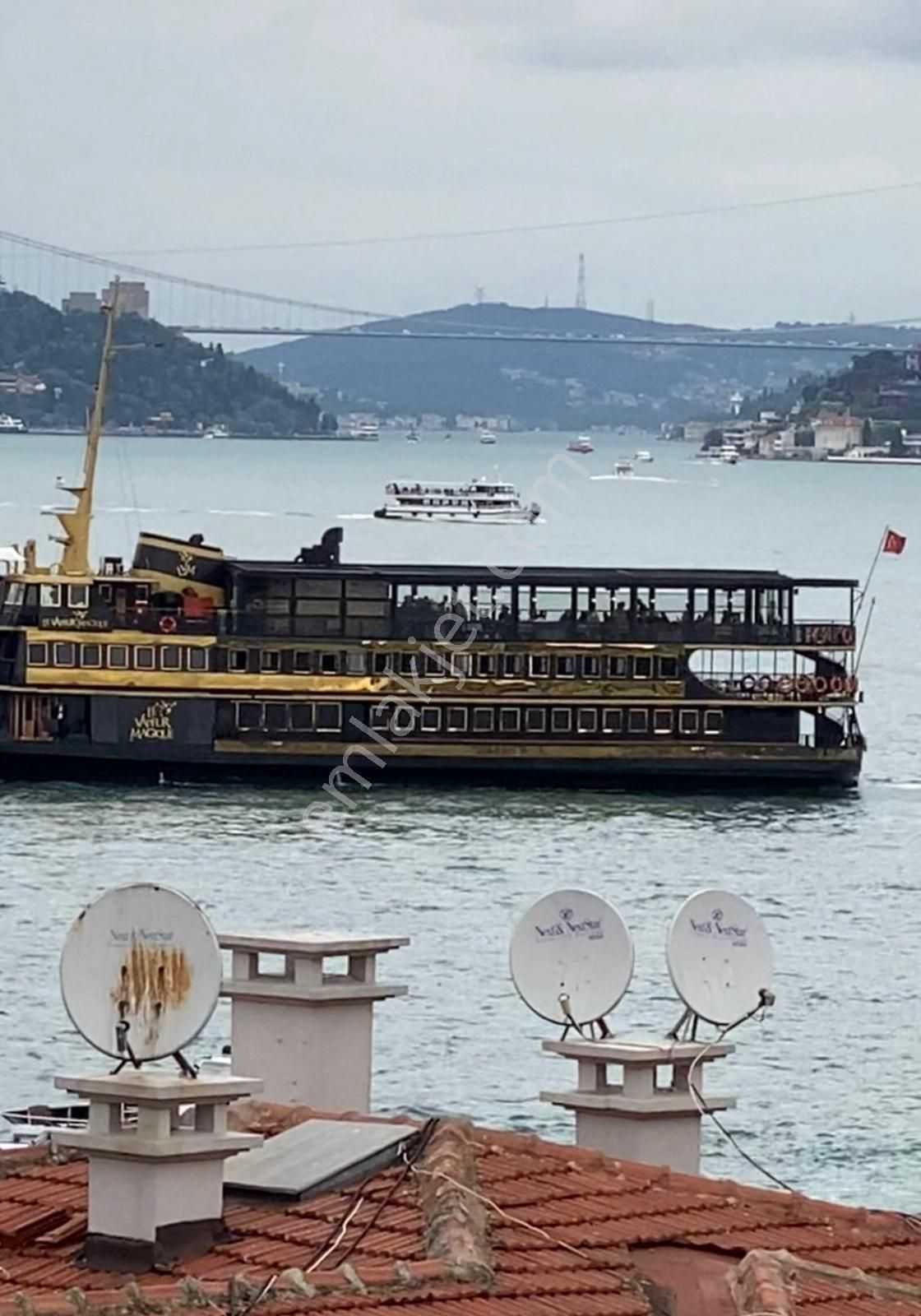 Beylerbeyi Sahil 'de Boğaz Manzaralı 3+1 Kiralık Yol Yalısı Dairesi - Görsel 13