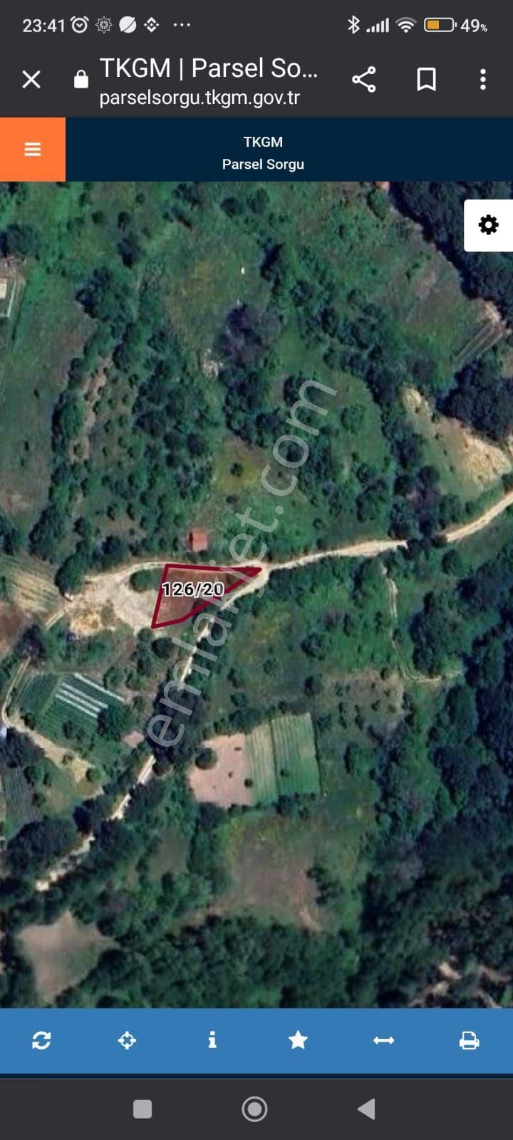 Bursa Osmangazi Bağlı Köyünde Satılık Tarla