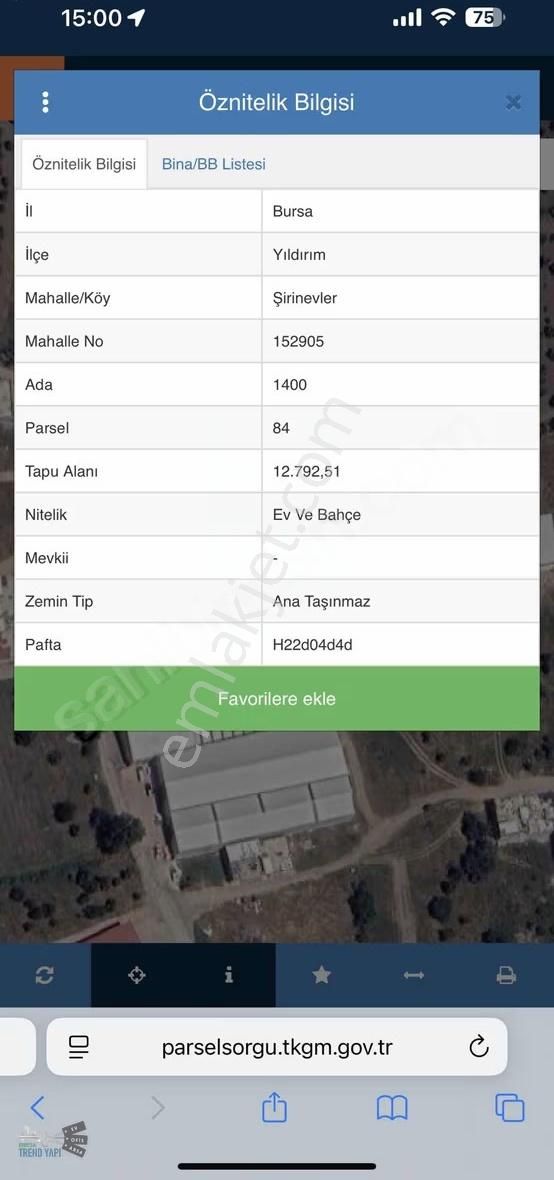 Şirinevler Mahallesinde Satılık Arsa - Görsel 2