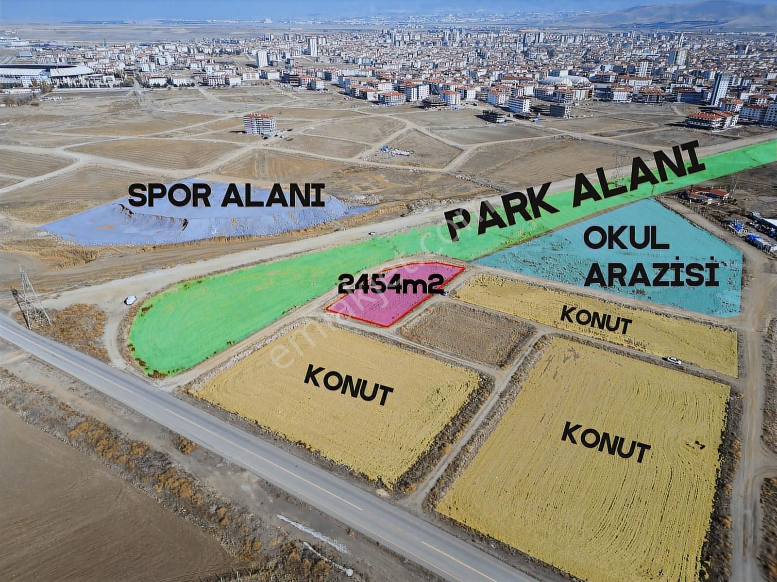 4 Tarafı Yol Olan, 30 Dairelik 2454m2 Ada Bazlı Arsa - Görsel 23