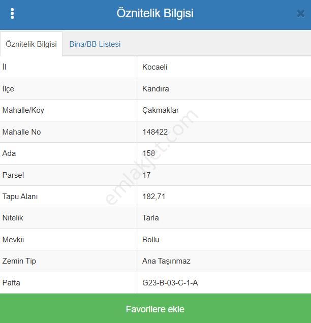 Kocaeli Kandıra Çakmaklar Köyünde 182 M² Tarla Satılıktır - Görsel 8