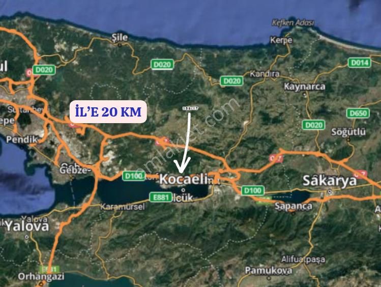 Kocaeli Kandıra Çakmaklar Köyünde 182 M² Tarla Satılıktır - Görsel 7