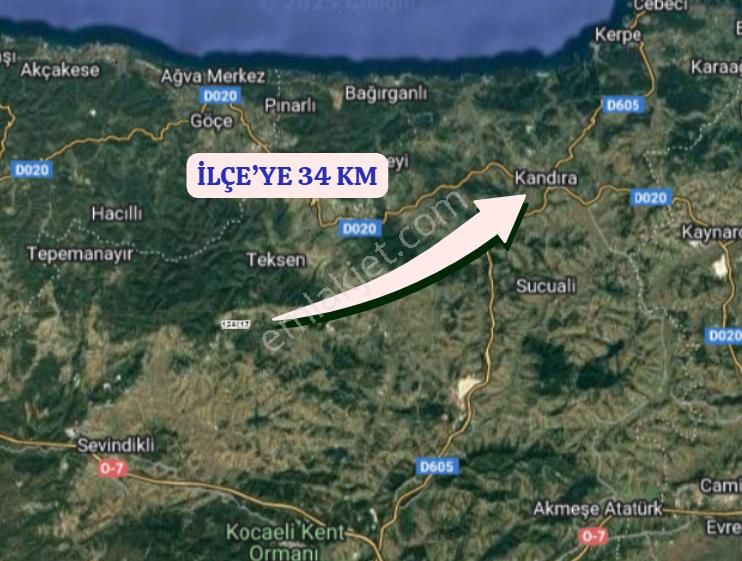 Kocaeli Kandıra Çakmaklar Köyünde 182 M² Tarla Satılıktır - Görsel 6