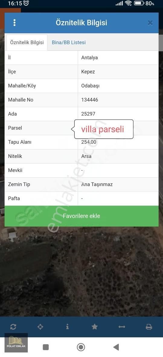Kepez Odabaşı Drağ Pisti Yakını254m2 Satılık İmarlı Villa Arsası - Görsel 3