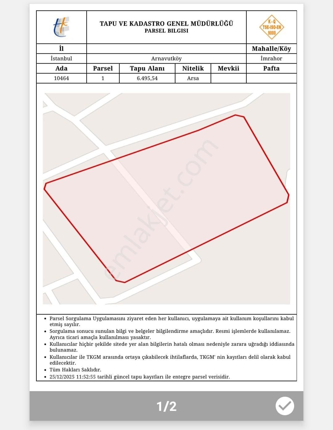 Arnavutköy İmrahorda Metroya Yakın, 2 Kat İmarlı 139 M² Arsa - Görsel 5