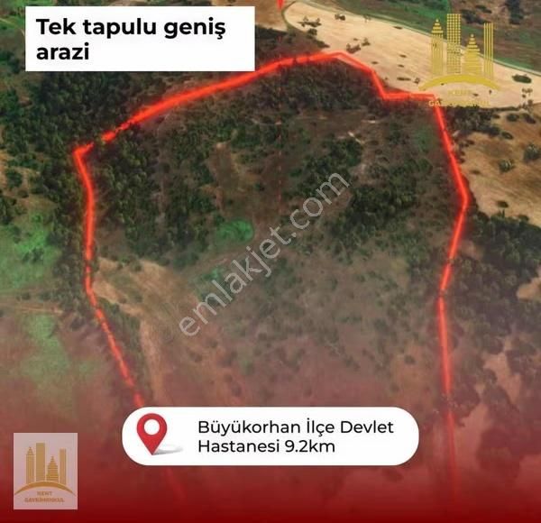 Bursa Orhaneli Dereköyde 74 Dönüm Satılık Tarla - Görsel 2