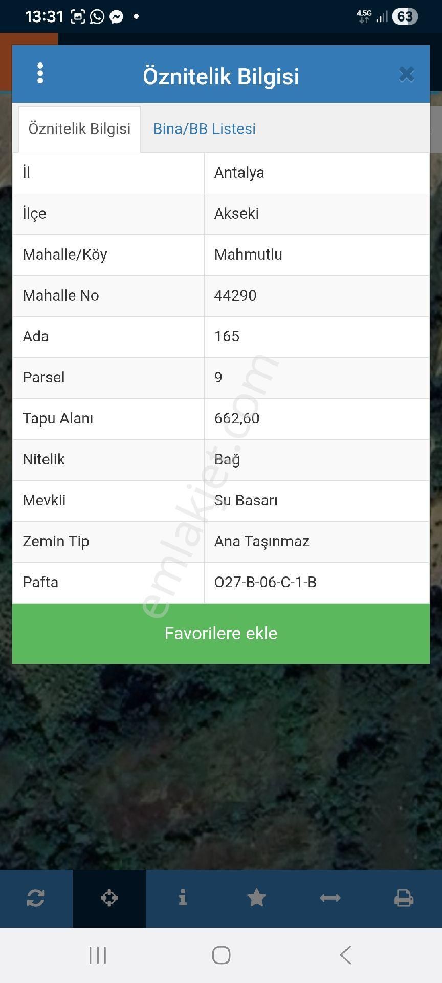 Akseki Usanmaz Emlaktan Satılık 662 M Bağ Yeri - Görsel 10
