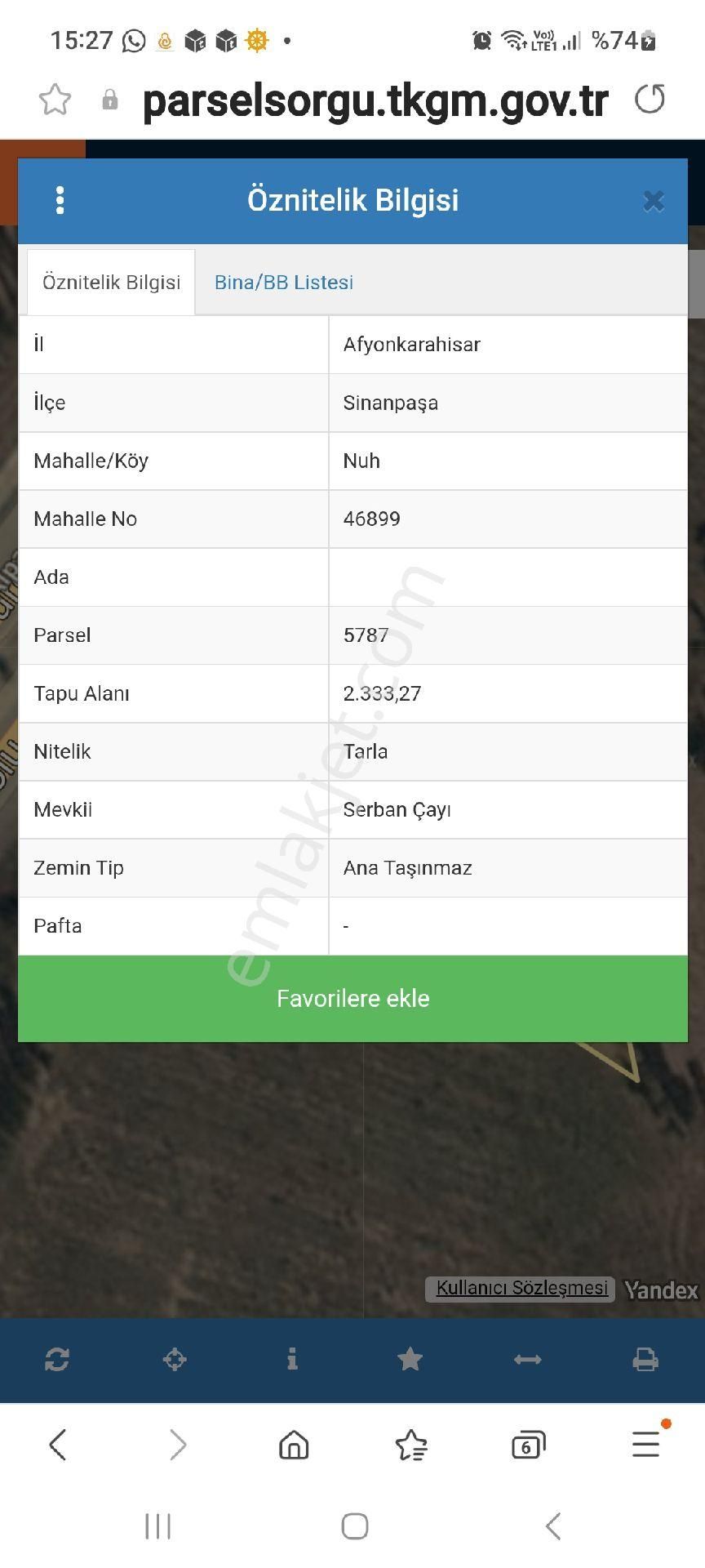 İşyeri Yapımına Uygun Ana Yola Sıfır Arazi - Görsel 3