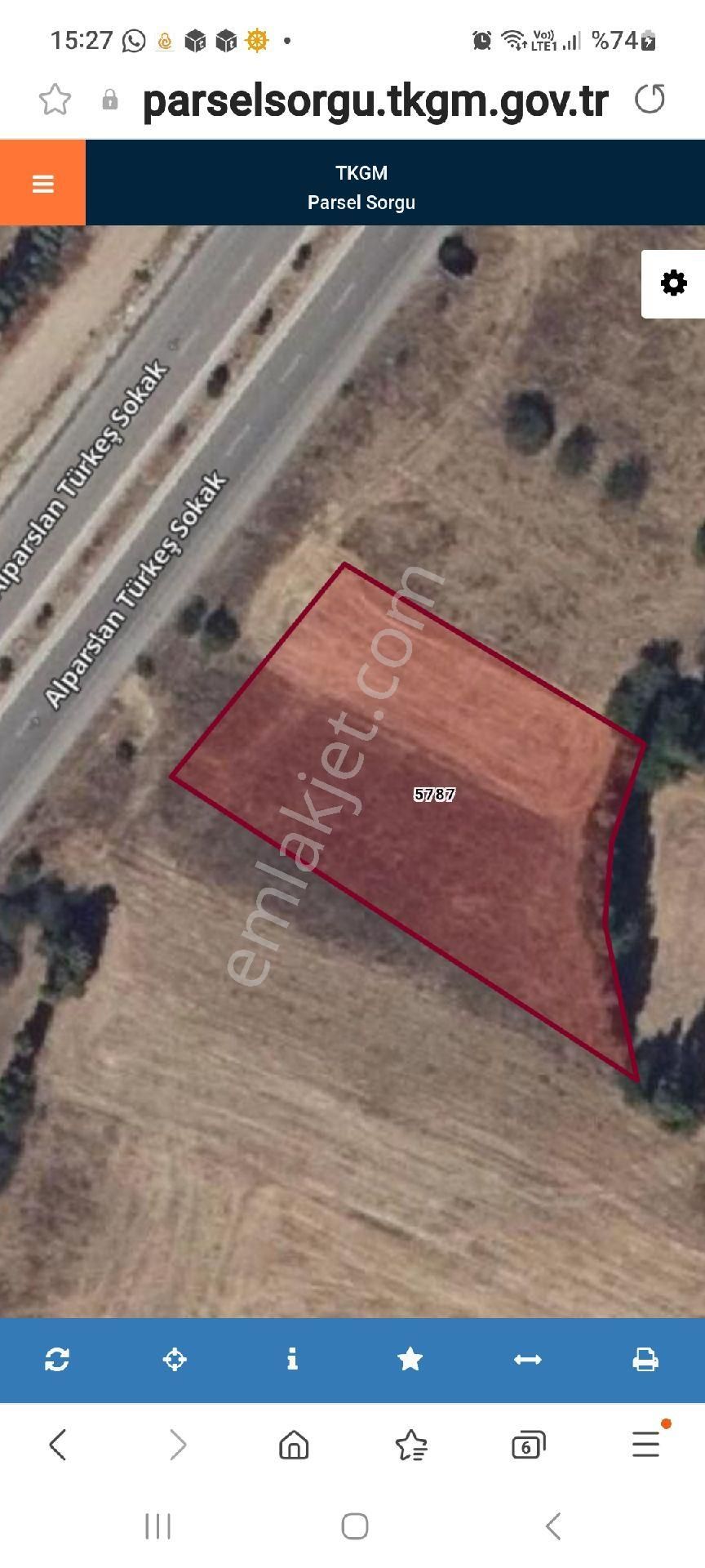 İşyeri Yapımına Uygun Ana Yola Sıfır Arazi - Görsel 2