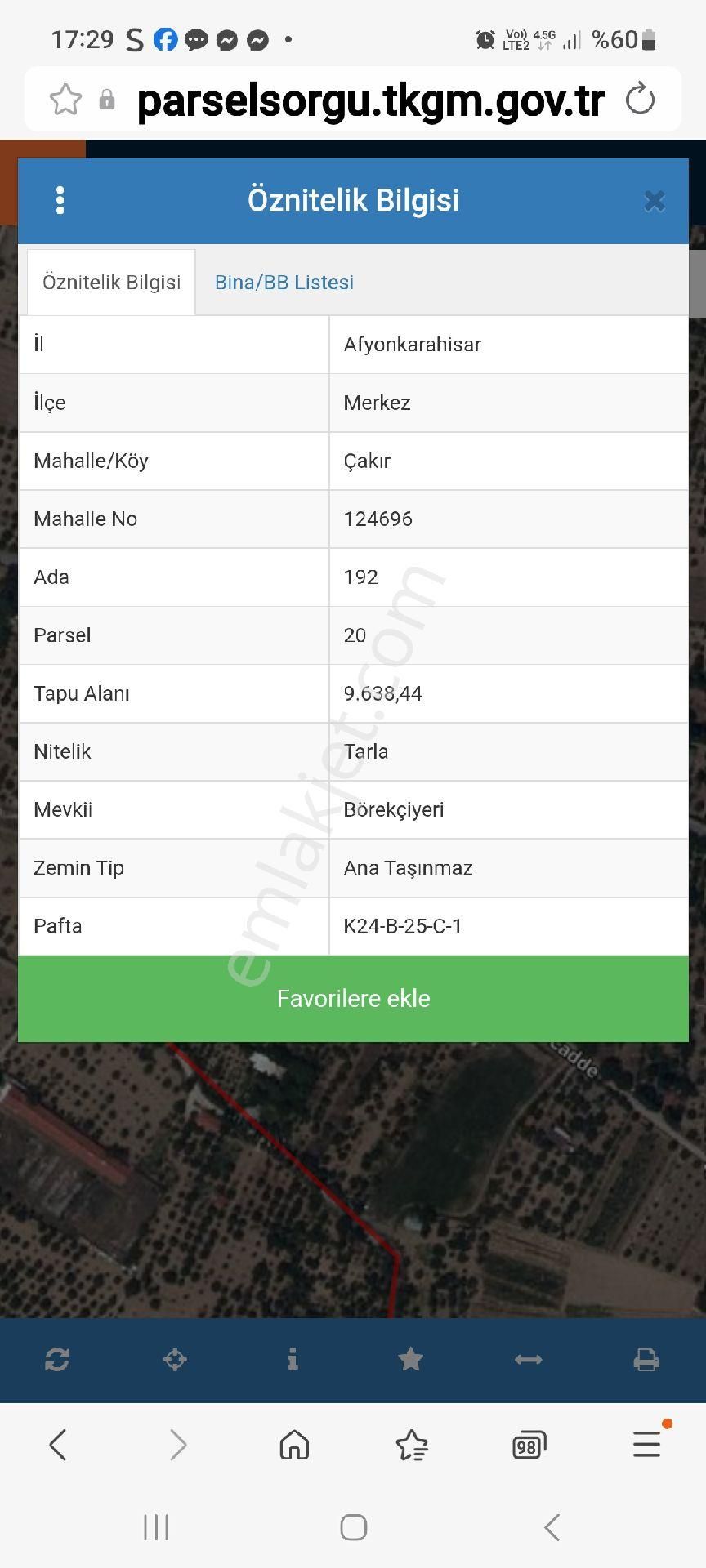 Villa Ve Müstakil Ev Yapımına Uygun Afyonun Gözde Mahallesi Çakırköyde - Görsel 8