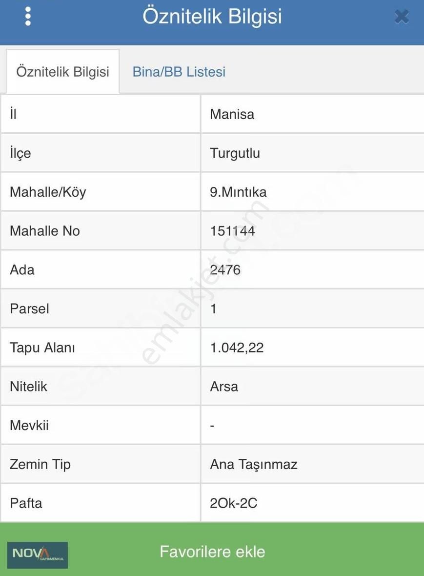Nova'dan Koşukırı Sanayisinde Yol Cepheli Köşe 1882 M2 Arsa - Görsel 3
