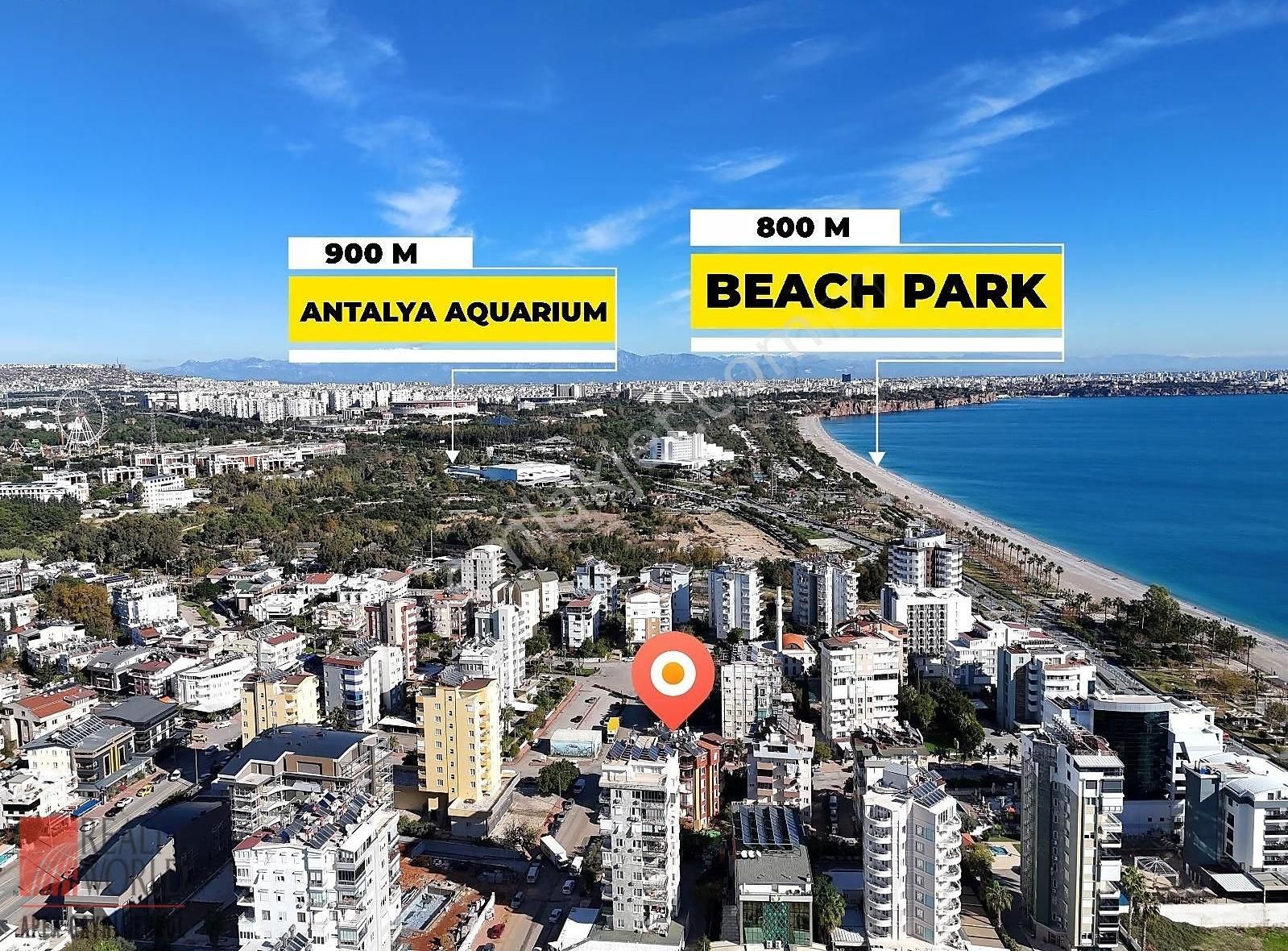 Konyaaltı'nda Deniz Manzaralı Satılık Dubleks Daire