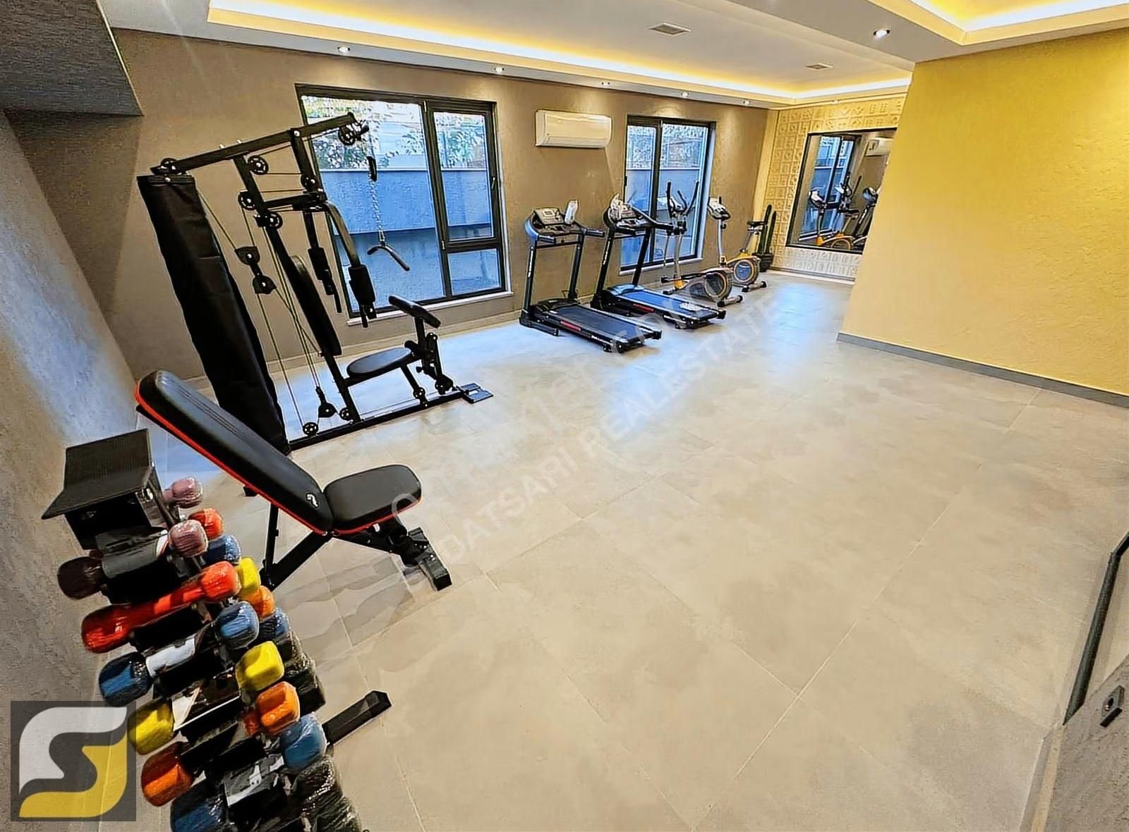 Kestelde Denize Manzaralı Sıfır Binada Kiralık 1+1 Daire - Görsel 27