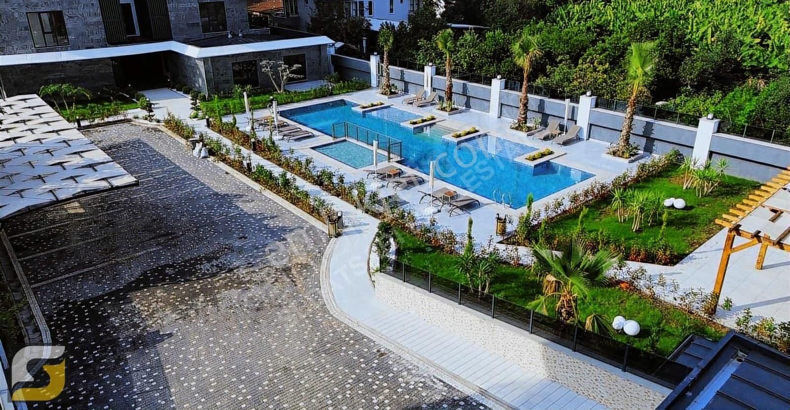 Kestelde Denize Manzaralı Sıfır Binada Kiralık 1+1 Daire - Görsel 22