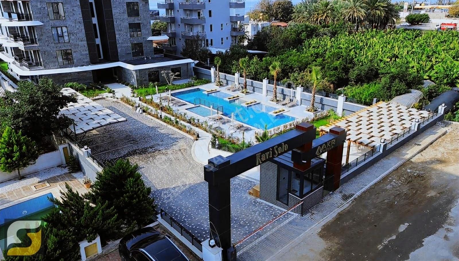 Kestelde Denize Manzaralı Sıfır Binada Kiralık 1+1 Daire - Görsel 15