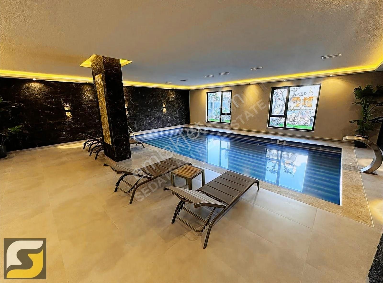 Kestelde Denize Manzaralı Sıfır Binada Kiralık 1+1 Daire - Görsel 18