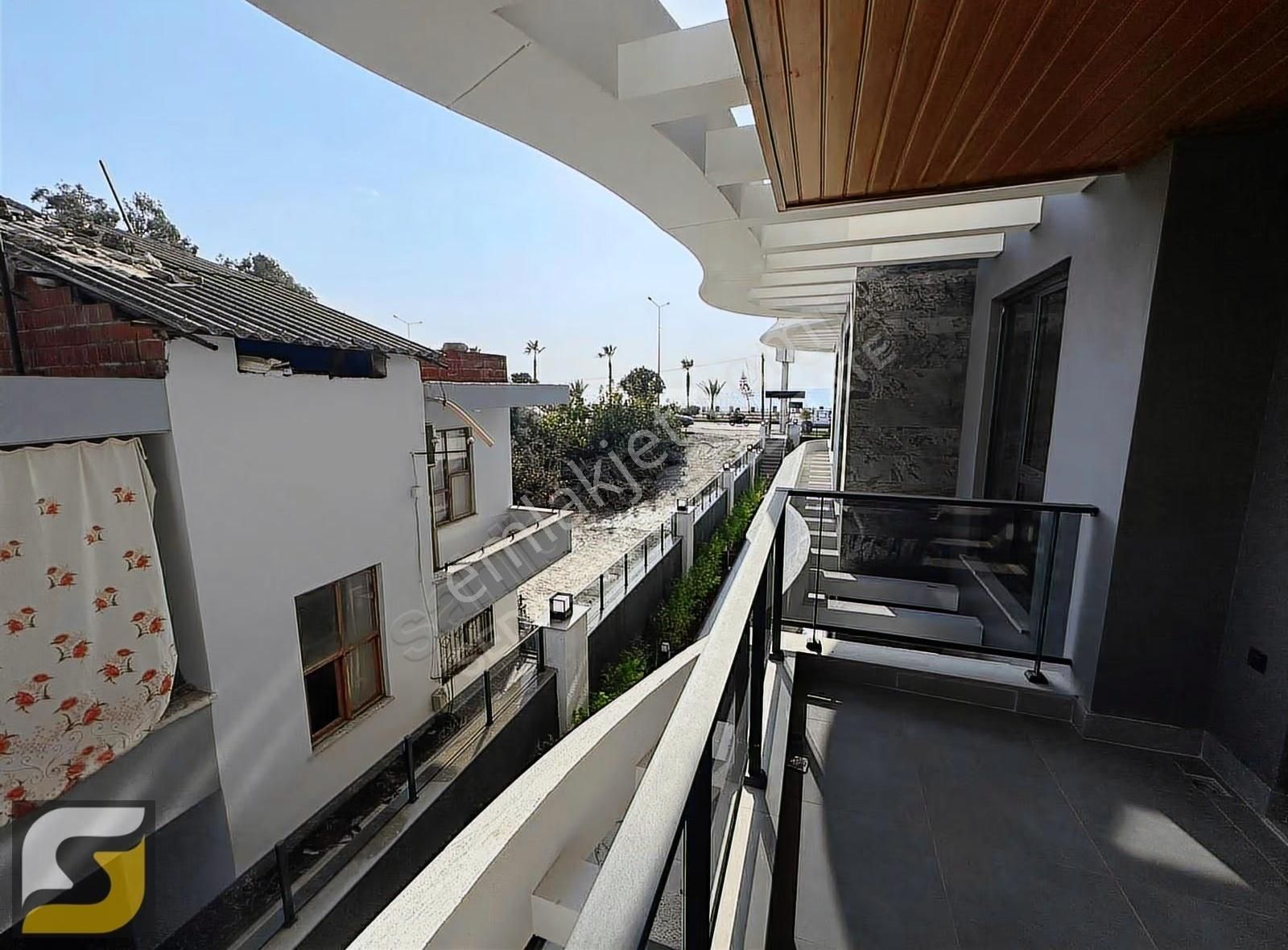 Kestelde Denize Manzaralı Sıfır Binada Kiralık 1+1 Daire - Görsel 35