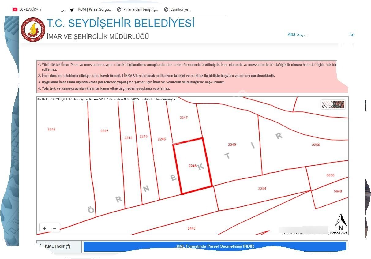 Özpınar ,dan Çavuş Satılık Sulu Tarla 1050 M2 Anayola 50 M. - Görsel 10