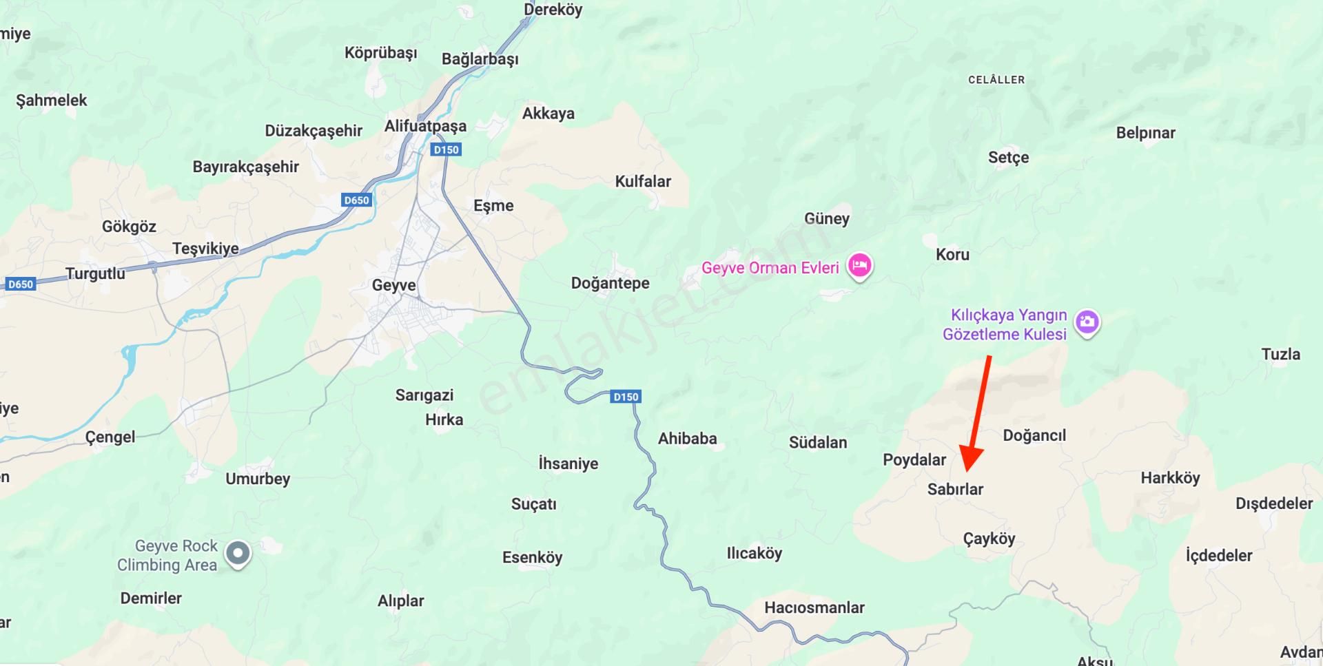 Geyve Sabırlar'da Yatırıma Uygun 3.843 M2 Tarla - Görsel 20
