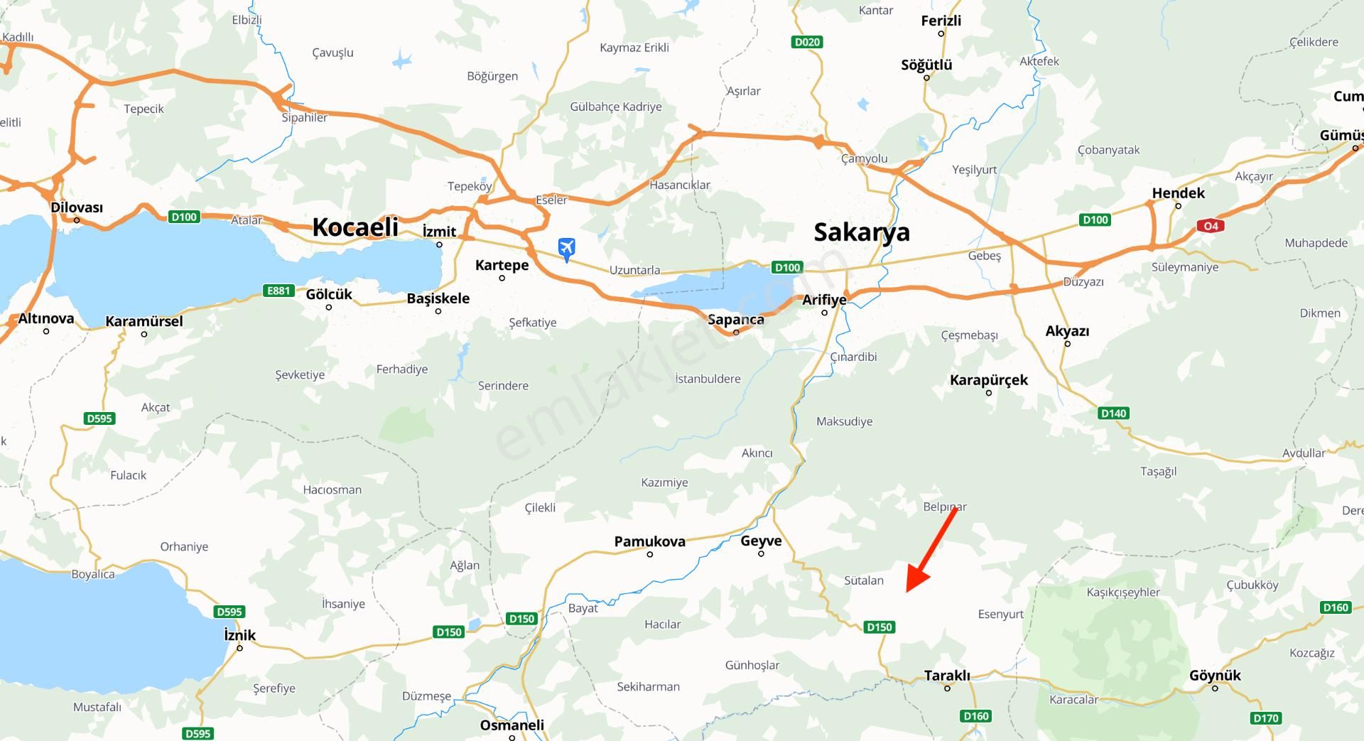 Geyve Sabırlar'da Yatırıma Uygun 3.843 M2 Tarla - Görsel 21