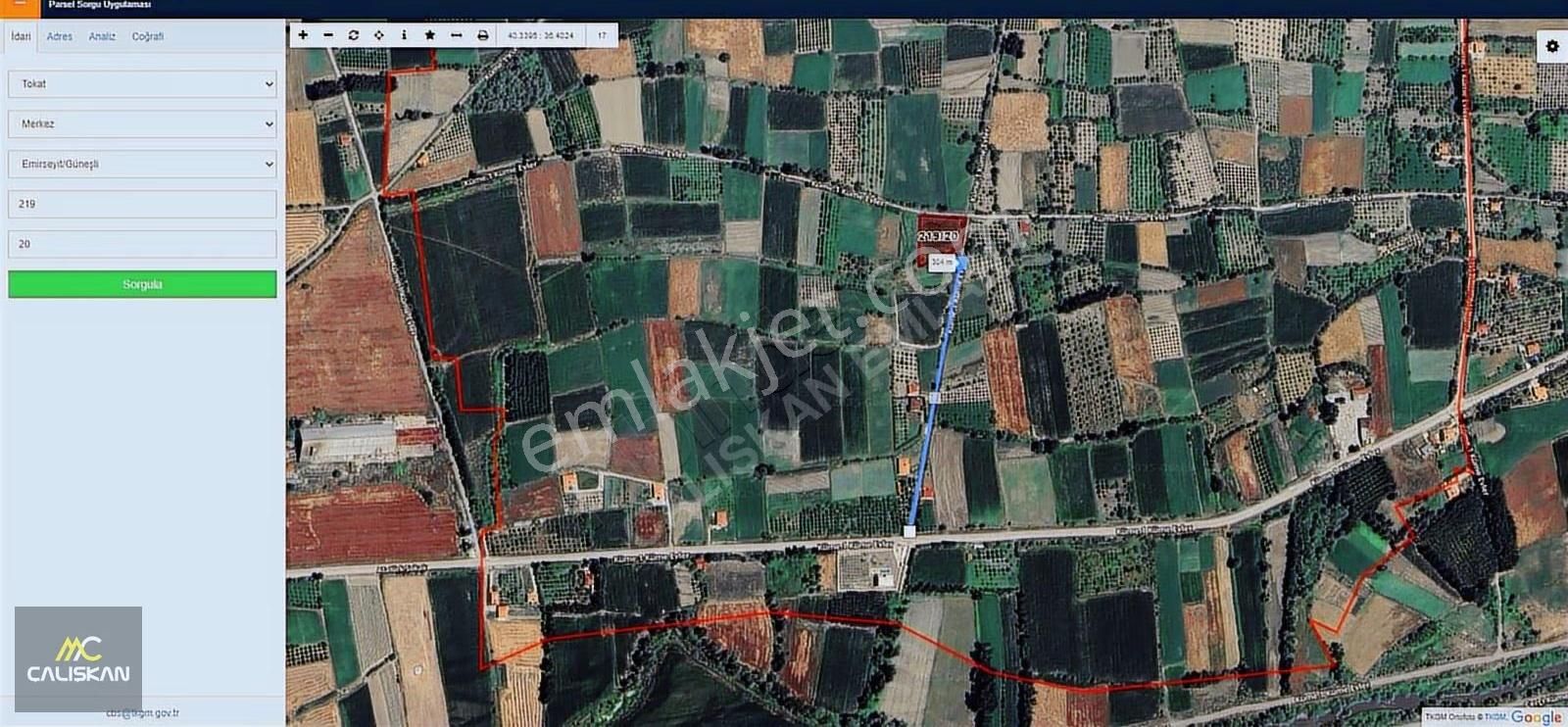 Emirseyit Ana Yola 300 Metre Köşe Parsel Satılık 2150 M2 Bahçe - Görsel 3