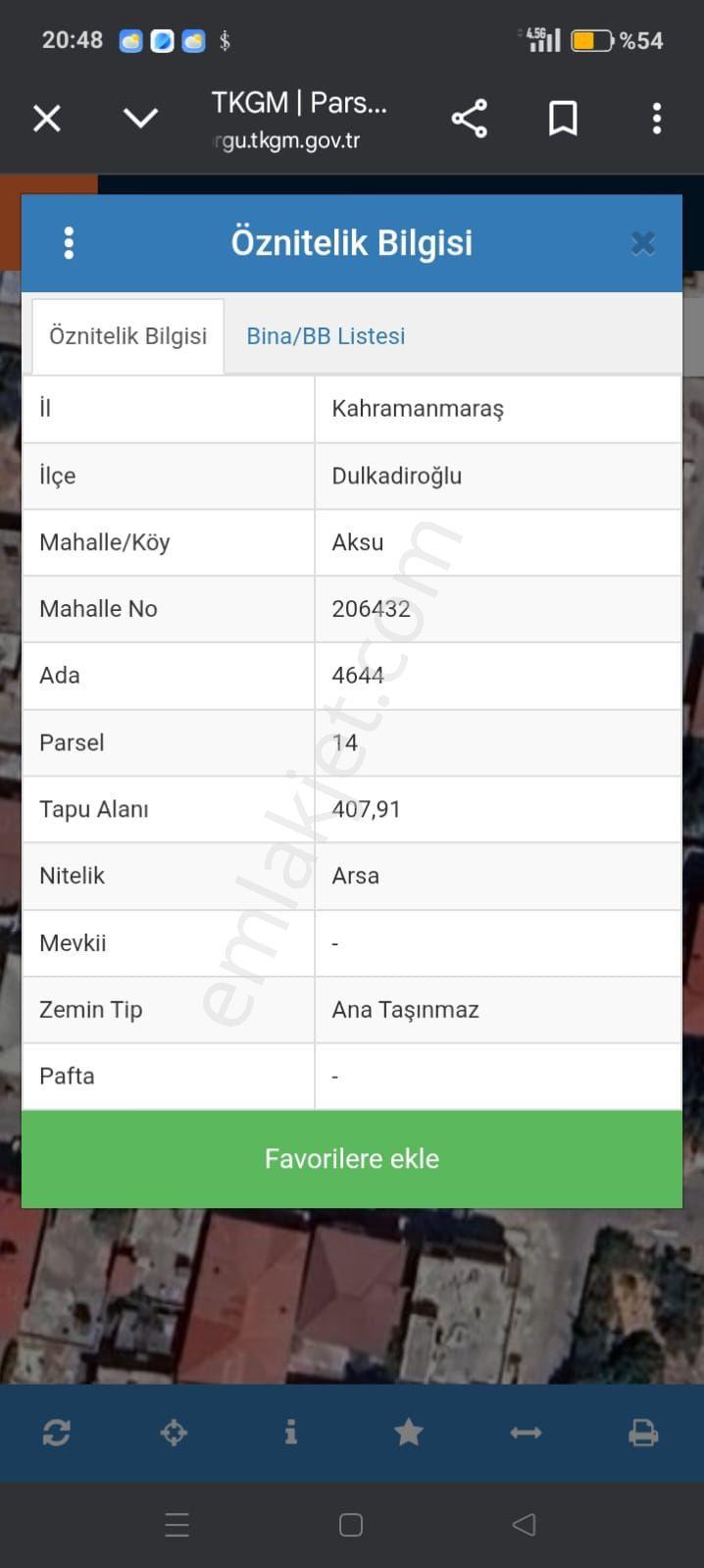 408 M2 Konut İmarlı Arsa - Görsel 2