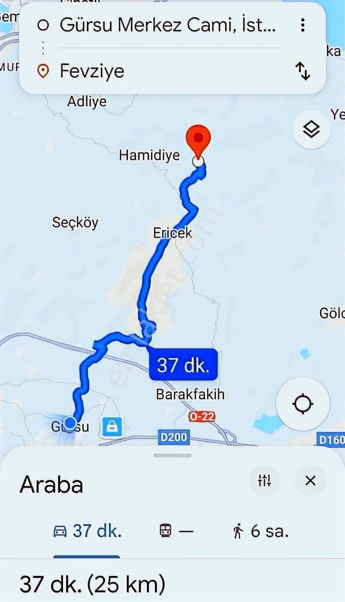 Bursa Gemlik Fevziye Satılık 2.770 M2 Tarla. Emniyet Emlak Ofisi - Görsel 5