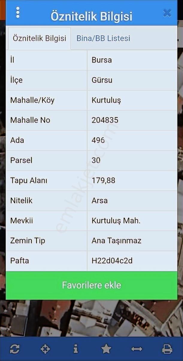 Bursa Gürsu Kurtuluş Satılık 1.510 M2 İmarlı Arsa. 15.000.000 Tl - Görsel 4