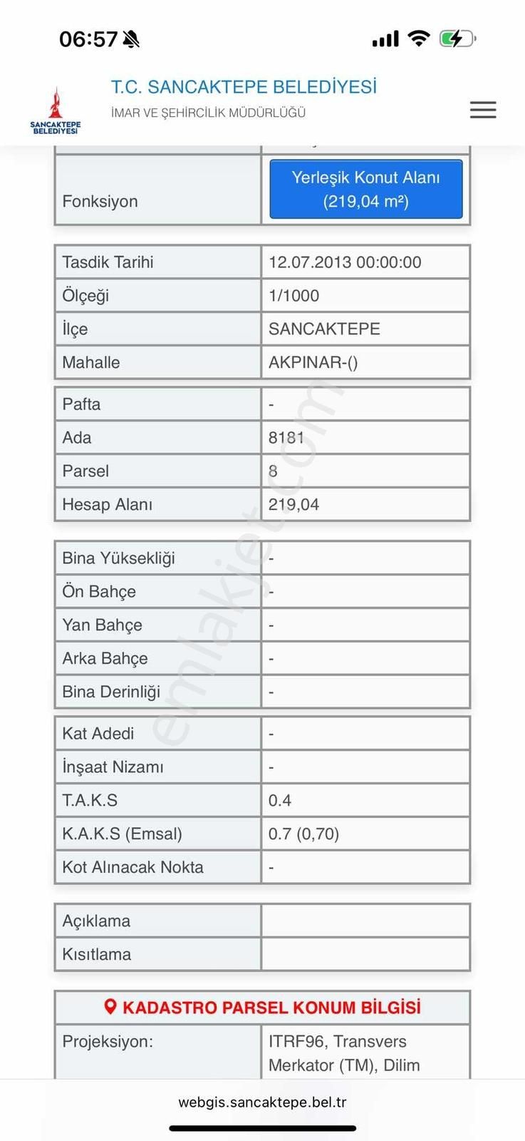 Akpınarda Güzel Konumda Arsa - Görsel 2