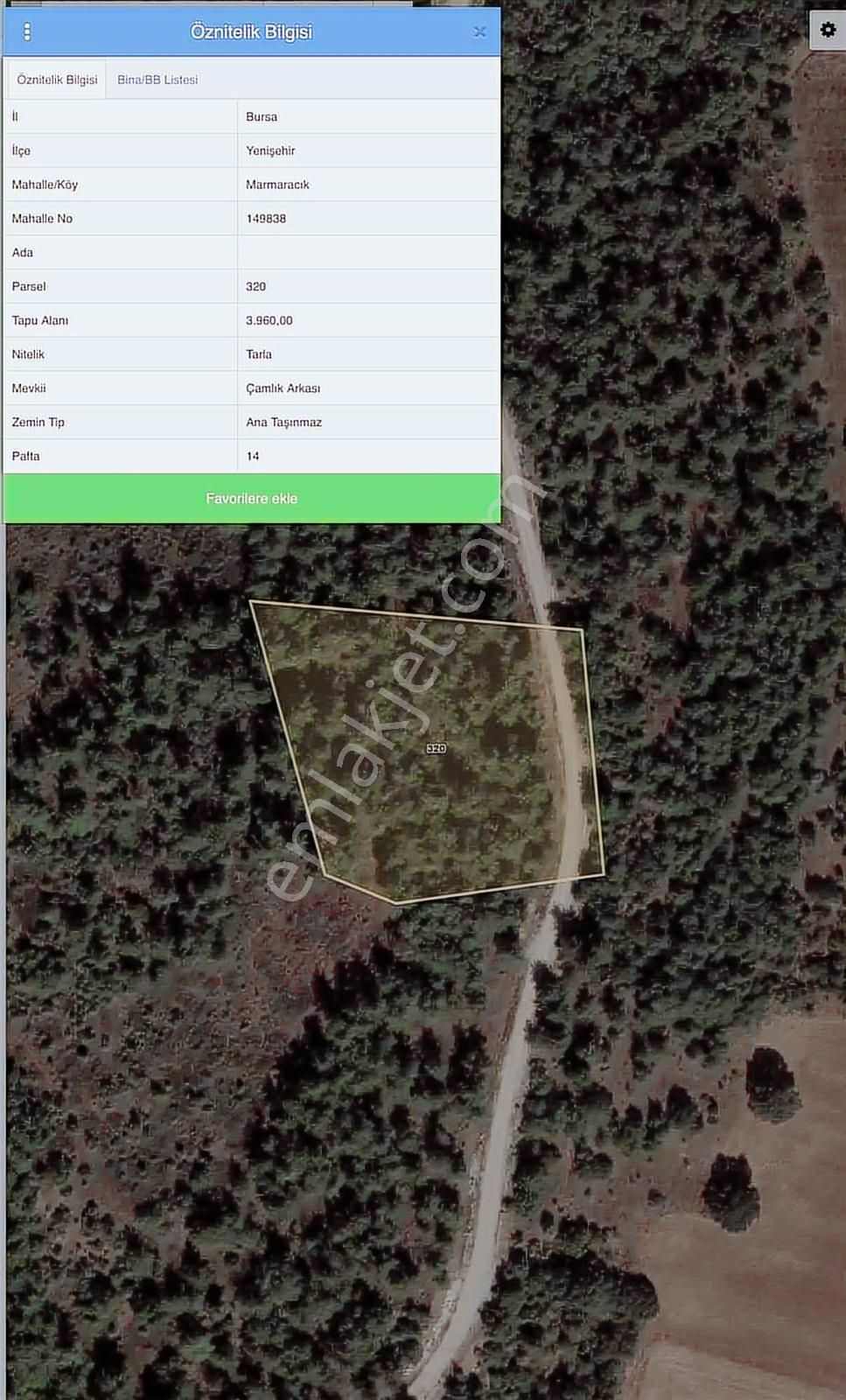 Bm Real Estate Marmaracık'ta 3960 M2 Tek Tapu Tarla - Görsel 3