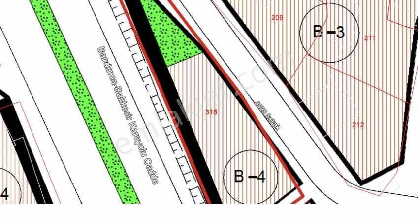 Burcu'dan Bandırma Aksakal'da Anayol 895 M2 Satılık Arsa - Görsel 2