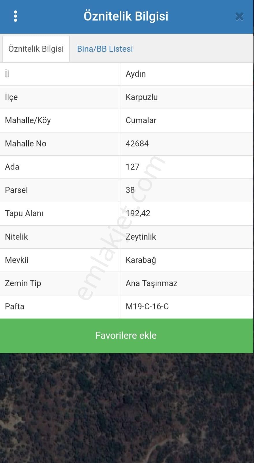 Aydın Karpuzlu Cumalar Karabağ'da 192 M2 Zeytinlik - Görsel 2