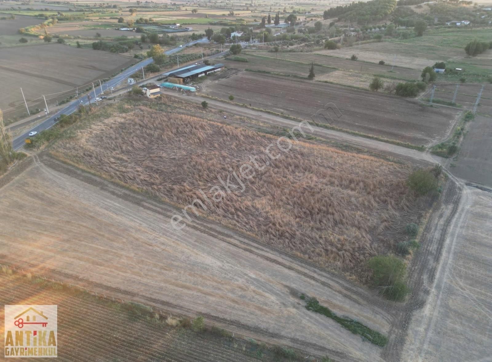 Antika'dan İlkkurşun'da Ana Yola Cepheli Kiralık Tarla - Görsel 2