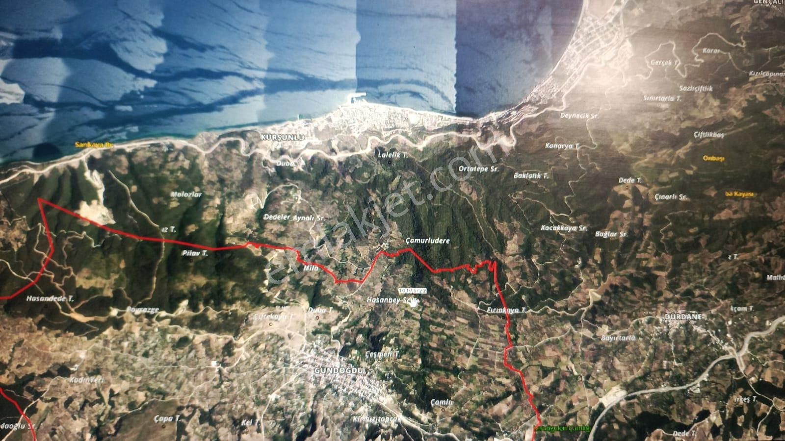 Bursa Osmangazi Gündoğdu Mah.de Satılık Zeytinlik Arazisi Deniz Görür Büyük Yatırım Fırsatı