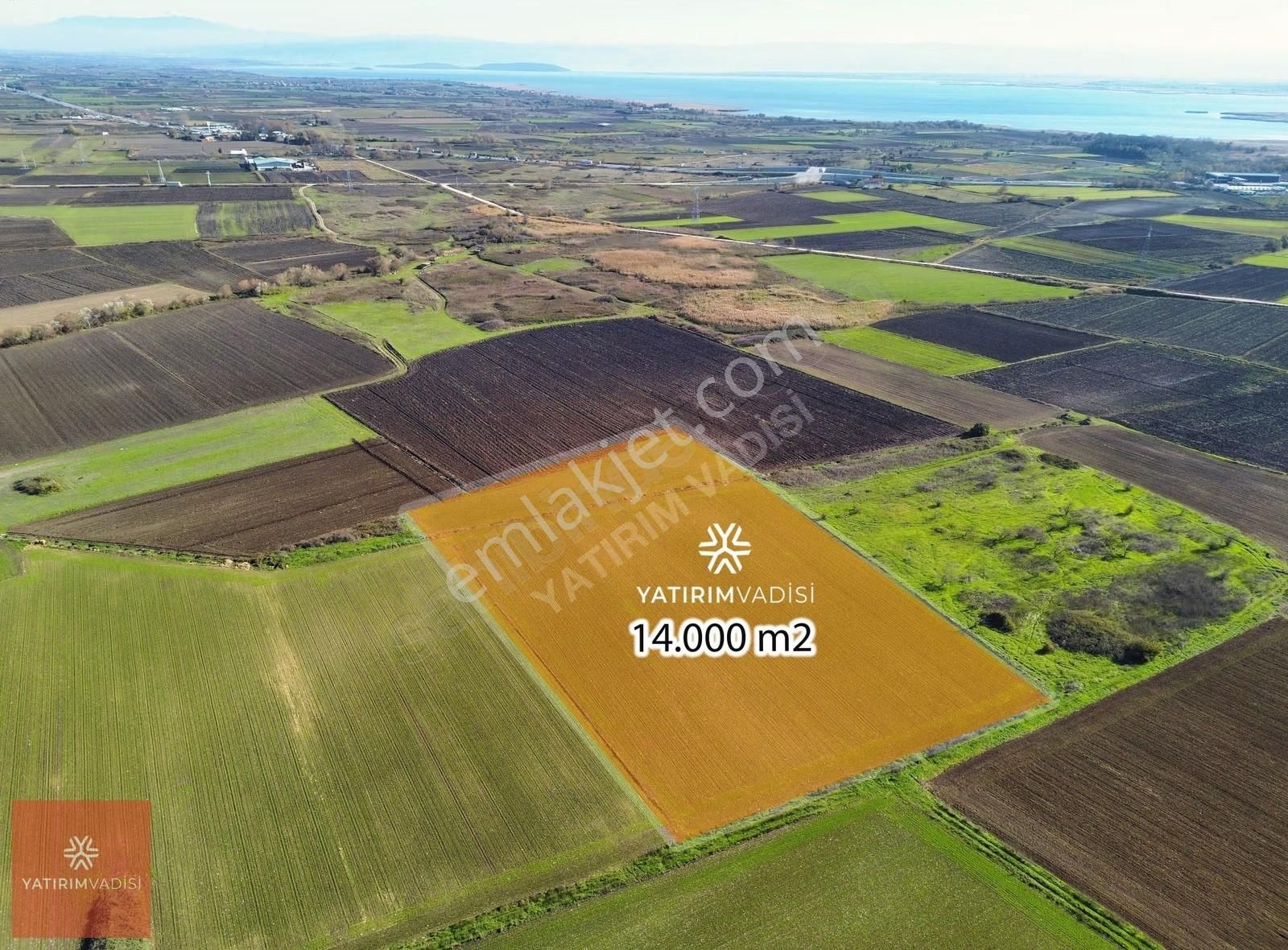 Karacabey Harmanlı'da Müstakil Tapu 14000 M2 Yatırımlık Arazi