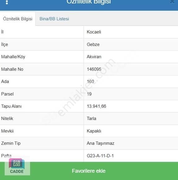 Gebze Mollafenari Akviran Köyü Yatırımlık Tarla - Görsel 3