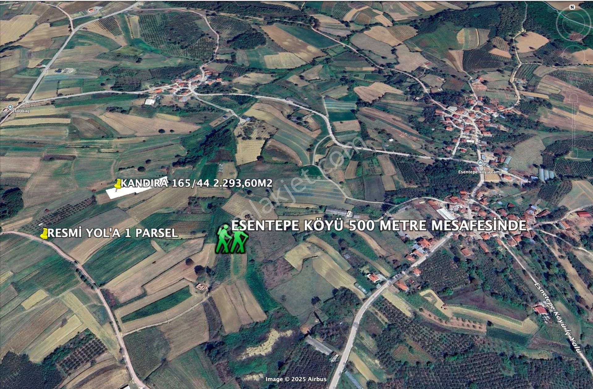 Kocaeli Kandıra Nefsiyadeş Resmi Yola 1 Parsel 2.293,60 M2 Satılık Tarla - Görsel 4