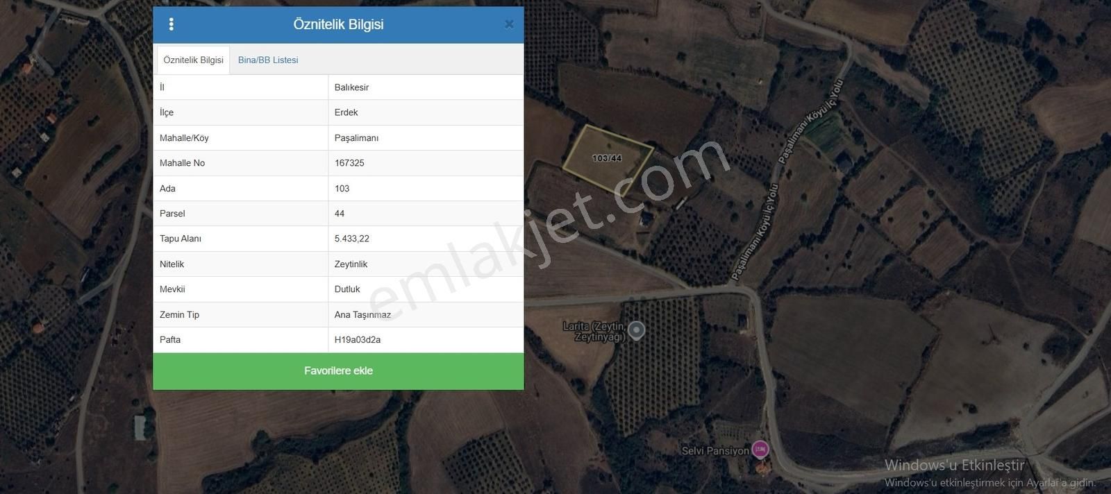 Balıkesir Erdek Paşalimanın'da Ev Yapımına Uygun Satılık Arazi!! - Görsel 4