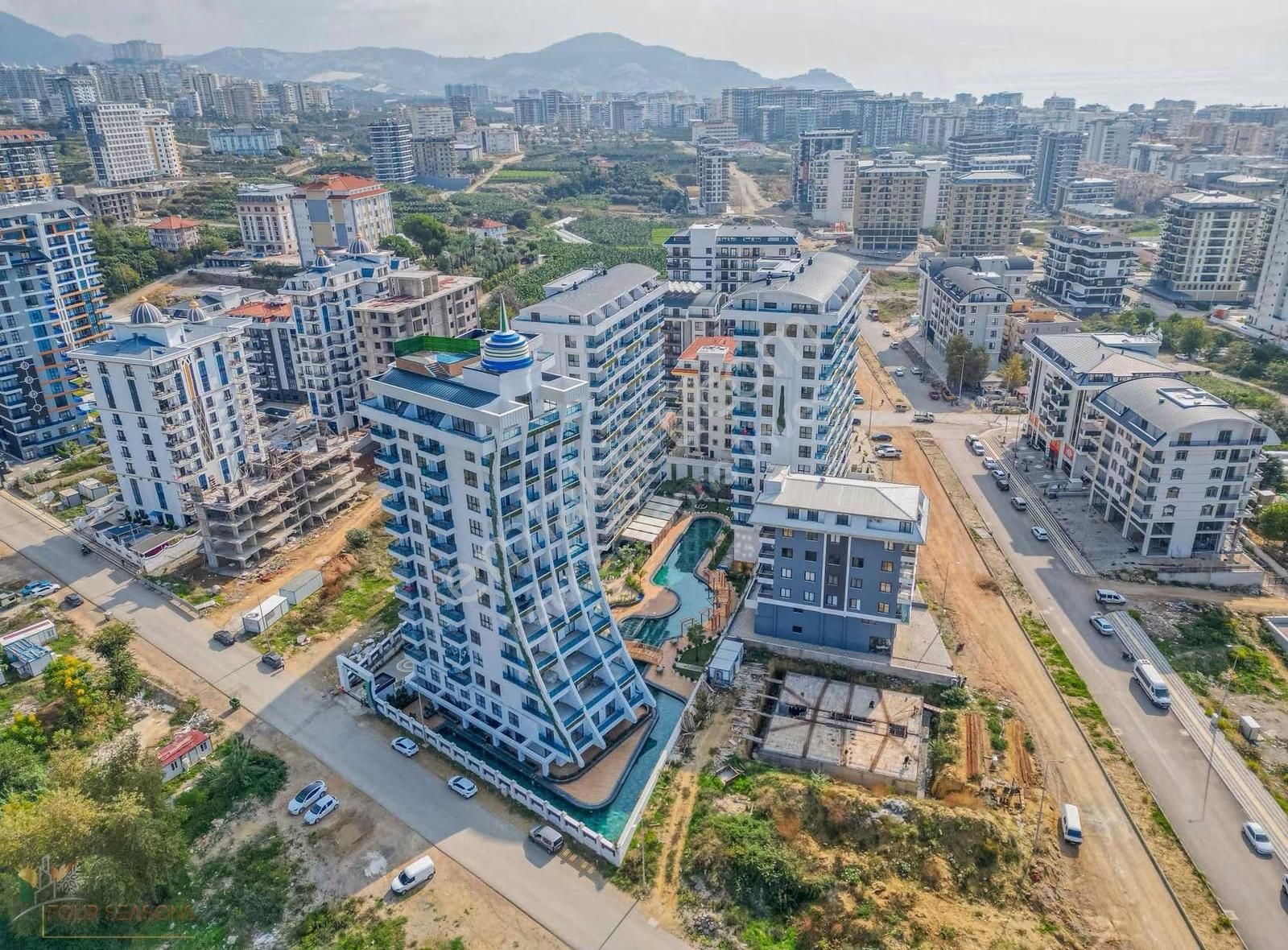 Alanya/mahmutlar Green Ocean Res.'te 6. Kat Manzaralı 1+1 Daire - Görsel 10