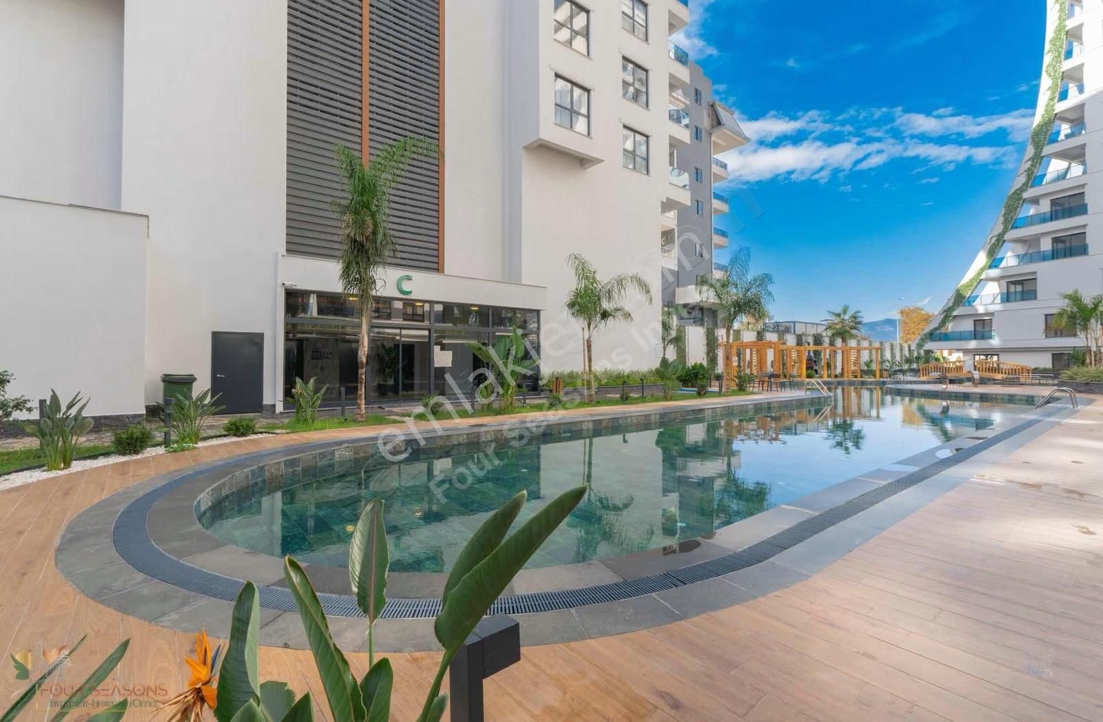 Alanya/mahmutlar Green Ocean Res.'te 6. Kat Manzaralı 1+1 Daire - Görsel 14