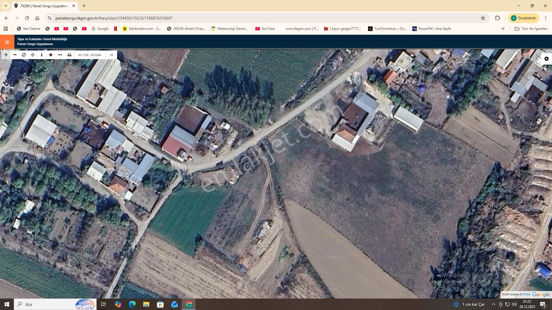 Bursa Mustafakemalpaşa Tepecik Mahallesinde 420m2 Konut İmarlı Arsa - Görsel 5