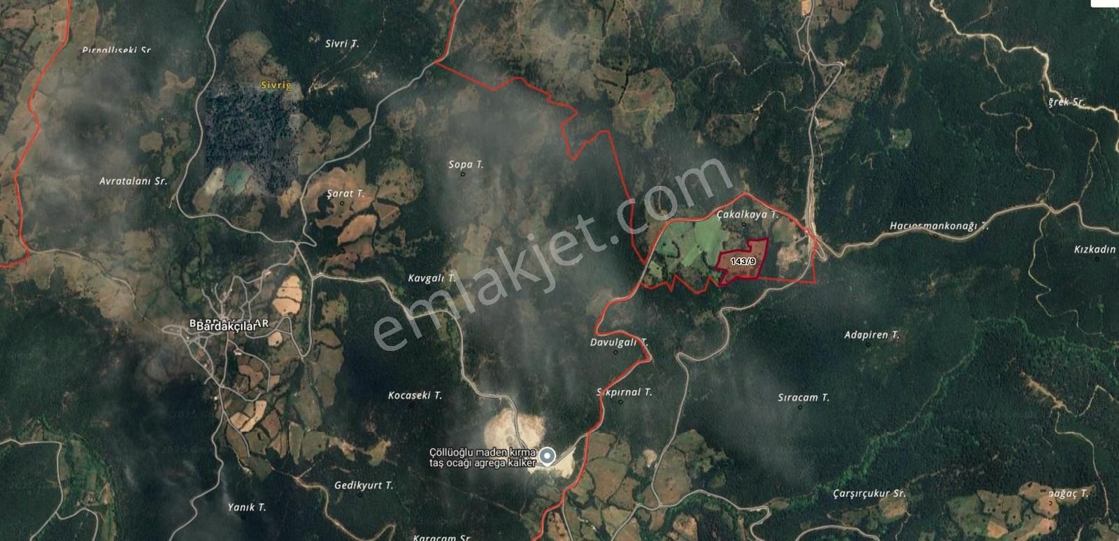 Fırsat! Çanakkale / Bardakçılar'da 33.250 M² Yatırımlık Arazi - Görsel 12