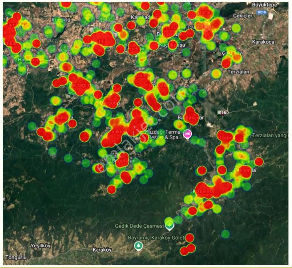 Fırsat! Çanakkale / Bardakçılar'da 33.250 M² Yatırımlık Arazi - Görsel 21