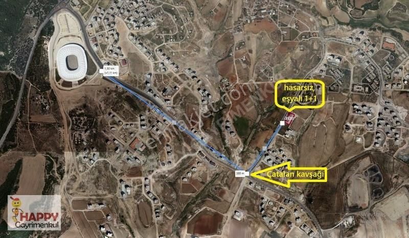 Adana Sarıçam Eşyalı Geniş 1+1 Daire Balkonlu Baştan Hasarsız . - Görsel 12